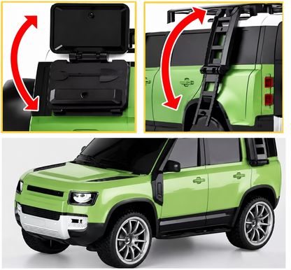 RC Spray Mist SUV Defender Car with Remote Control, +3 Years