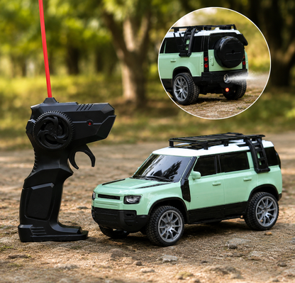 RC Spray Mist SUV Defender Car with Remote Control, +3 Years