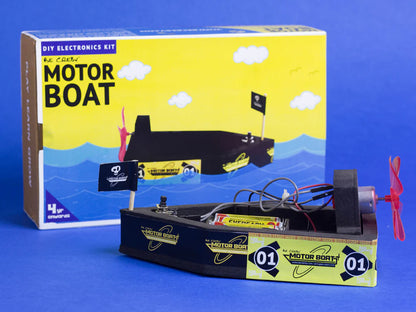 DIY Motor Boat Science Project Kit for Kids