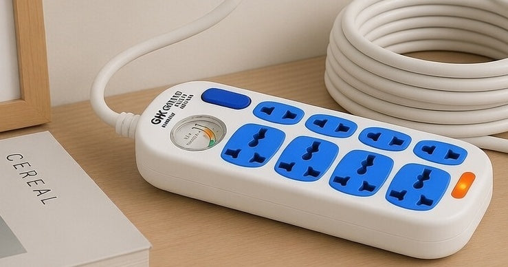 8 Socket Extension Board Heavy Duty Power Strip