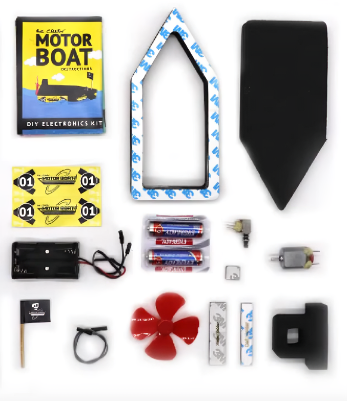 DIY Motor Boat Science Project Kit for Kids