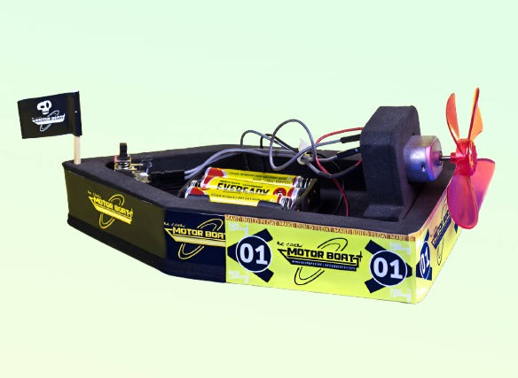 DIY Motor Boat Science Project Kit for Kids